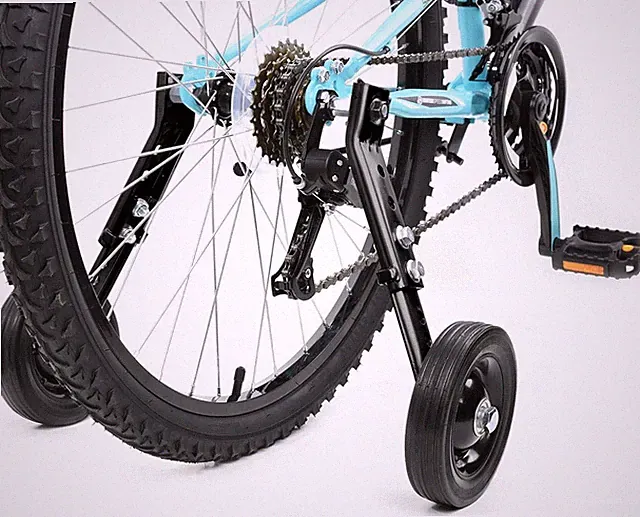 Adjustable Bicycle Training Wheels for 20” to 26” Bicycles - Heavy Duty - USED