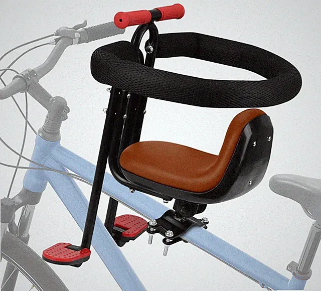 Front Child Bike Seat, Ages 2–4, 55 lb Capacity