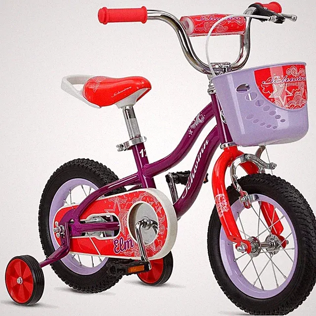 Kids Bike with Adjustable Seat and Training Wheels