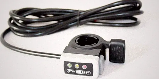 L-Faster Thumb Throttle for 24V/36V / 48V Bike with Power Indicator Wuxing Brand