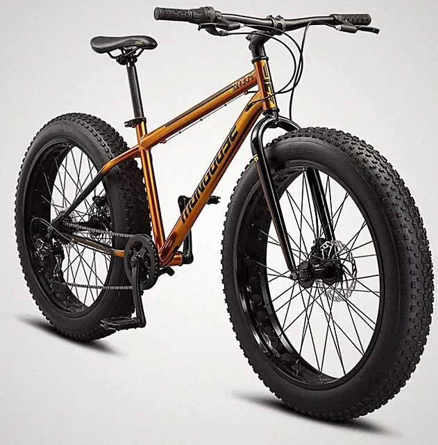 Mongoose Argus ST Fat Tire Mountain Bike for Adult Men Women, 26-Inch Wheels
