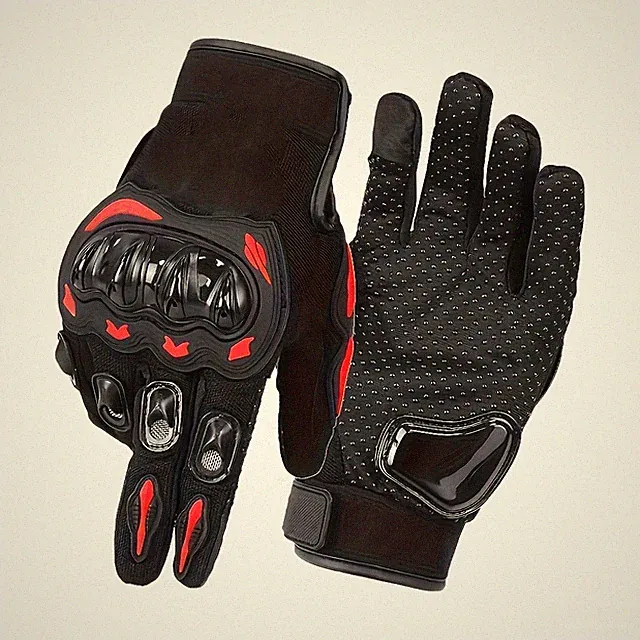 Motorcycle Riding Gloves - Protective, Touchscreen & Anti-Slip for Bikers
