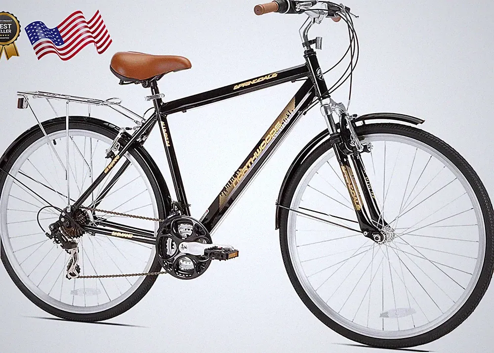Springdale Hybrid Bicycle - 700C ‎Hybrid Bike with 21-Speed Rear Shimano Deraill